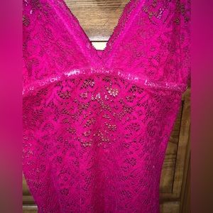 all pink bebe lingerie!